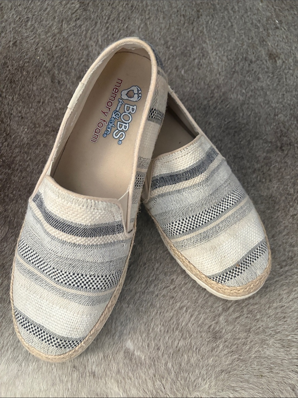 BOBS from Skechers Flexpadrille Hi Serene Heights Slip-On Espadrilles - Size 8